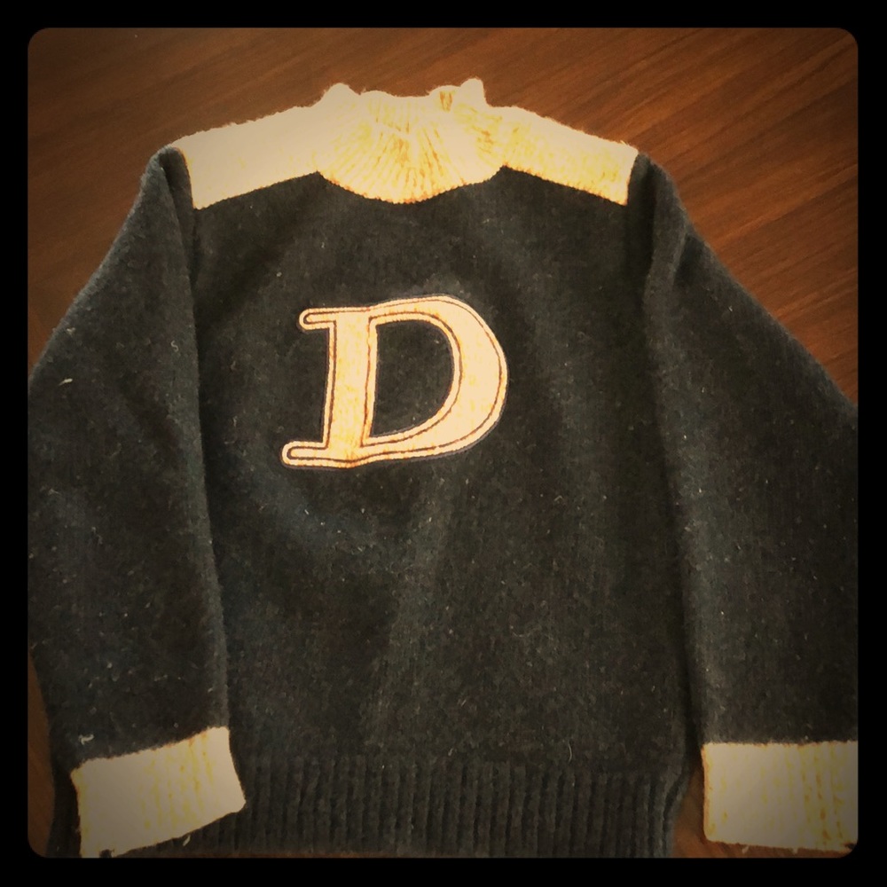 Girls Christian Dior 100% wool sweater